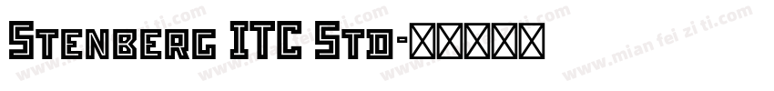 Stenberg ITC Std字体转换